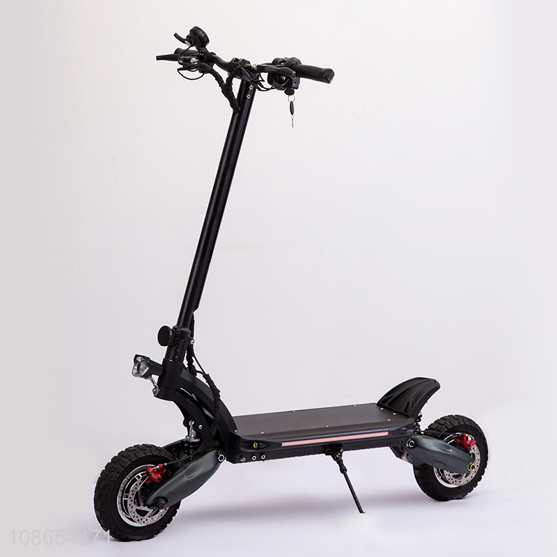 Hot sale 2 wheel double-drive off-road aluminum frame folding electric scooter