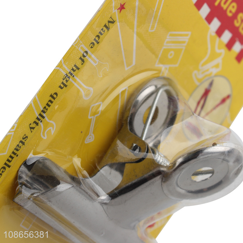 Best selling stainless steel 2pcs file clips stationery clips wholesale