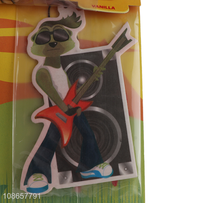 Hot selling cartoon hanging car air freshener car aromatherapy tablet