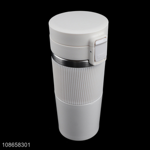 Wholesale stainless steel insulated water bottle with one-touch spout lid