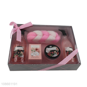 Good quality bath set personal care packages for gifts