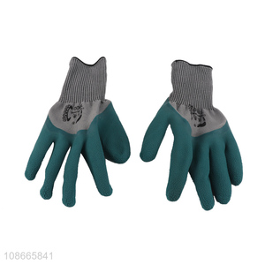 Best selling anti-slip latex hand protection work labor gloves wholesale