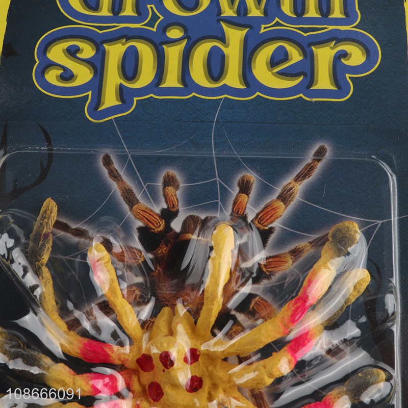 Hot sale simulation water growth expansion mini spider toys