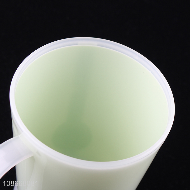 Top selling plastic drinking mug toothbrush cup for bathroom