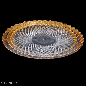 Hot selling luxury restaurant serving tray food serving platter