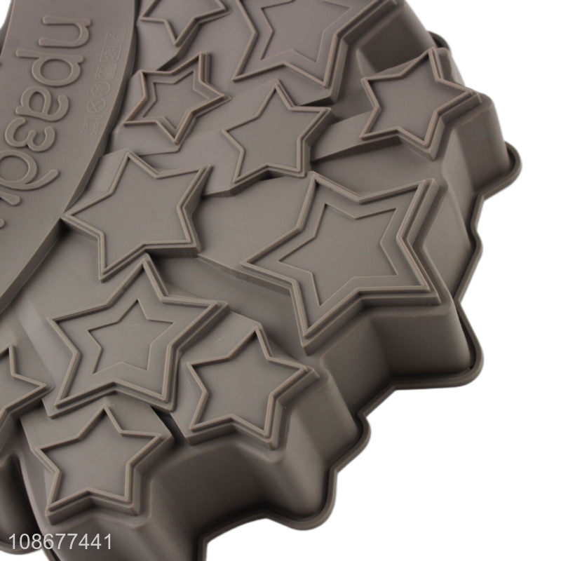 New product resuable soft non-stick silicone cake mold chocolate mold