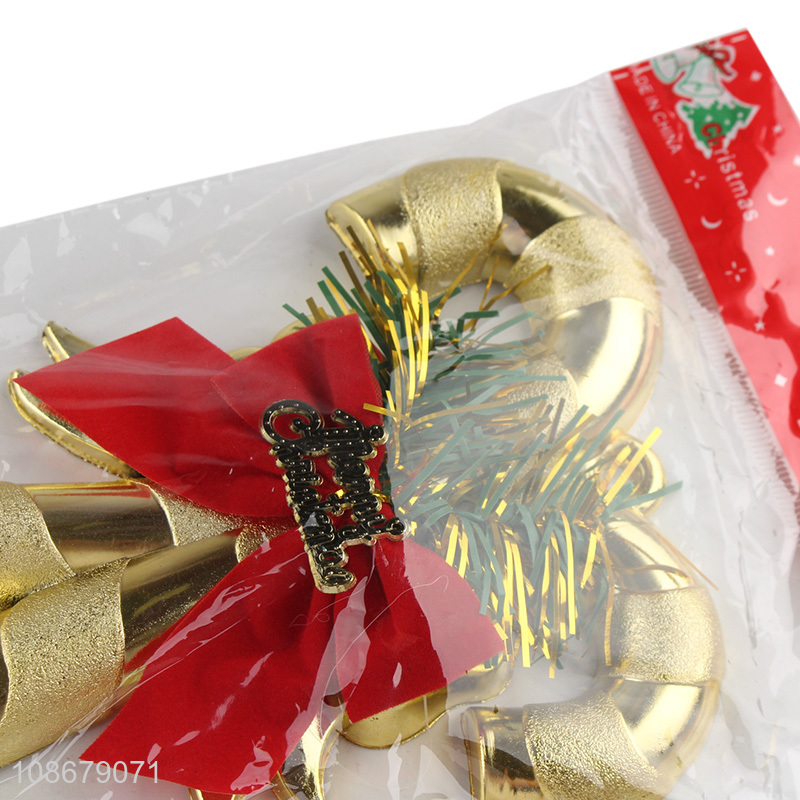 China products cane shape christmas hanging ornaments for home décor