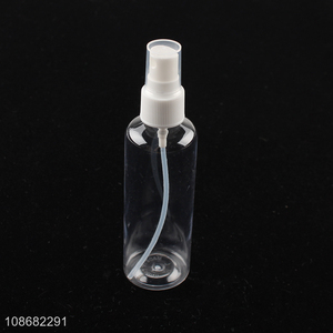 Top selling cosmetic plastic spray bottle with spray pump wholesale