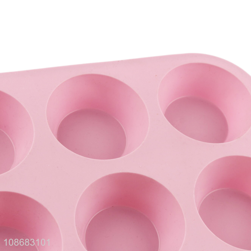 Good quality 6-cavity silicone cake mold bpa free baking mold for chocolate