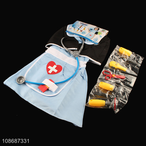 Online wholesale kids nurse costumes set Halloween dress up costumes