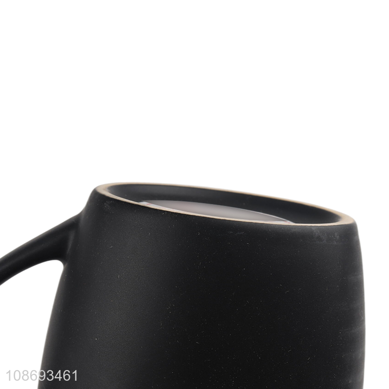 Wholesale matte frosted ceramic coffee mug porcelain latte mug