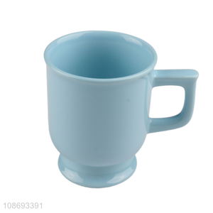 High quality ceramic coffee mug porcelain latte cup with handle