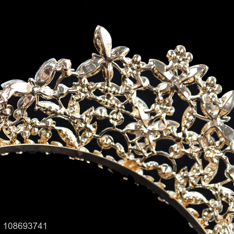 China products women hair decoration delicate crown hair accessories for wedding