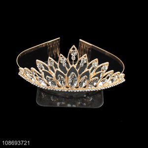 Best sale women hair accessories wedding bridal crown hair decoration wholesale