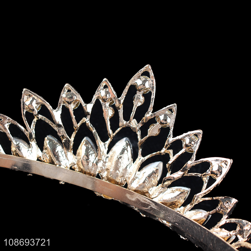 Best sale women hair accessories wedding bridal crown hair decoration wholesale