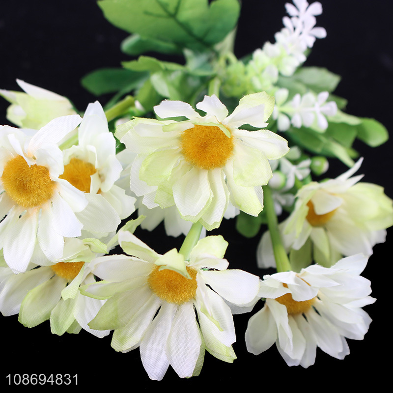 Latest products multicolor 5heads natural fake flower artificial flower for sale