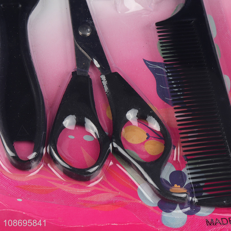 Best selling professional hairdressing scissors set with hair comb wholesale