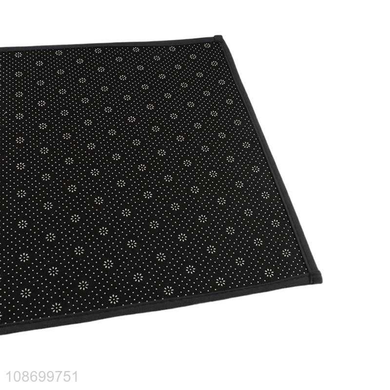 Factory price soft plush household anti-slip door mat floor mat for sale