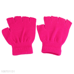 Latest products women winter knitted gloves thickened gloves for sale