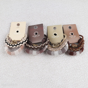 New product stretch hair ties ponytail holders for thick or thin hair