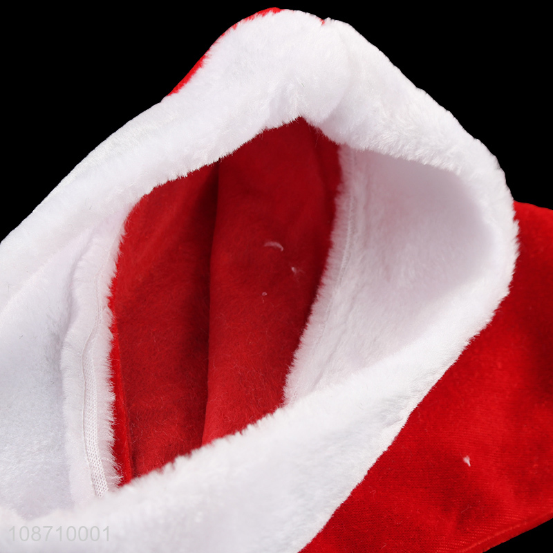 Wholesale non-woven fabric Christmas hat santa hat holiday hat for adults