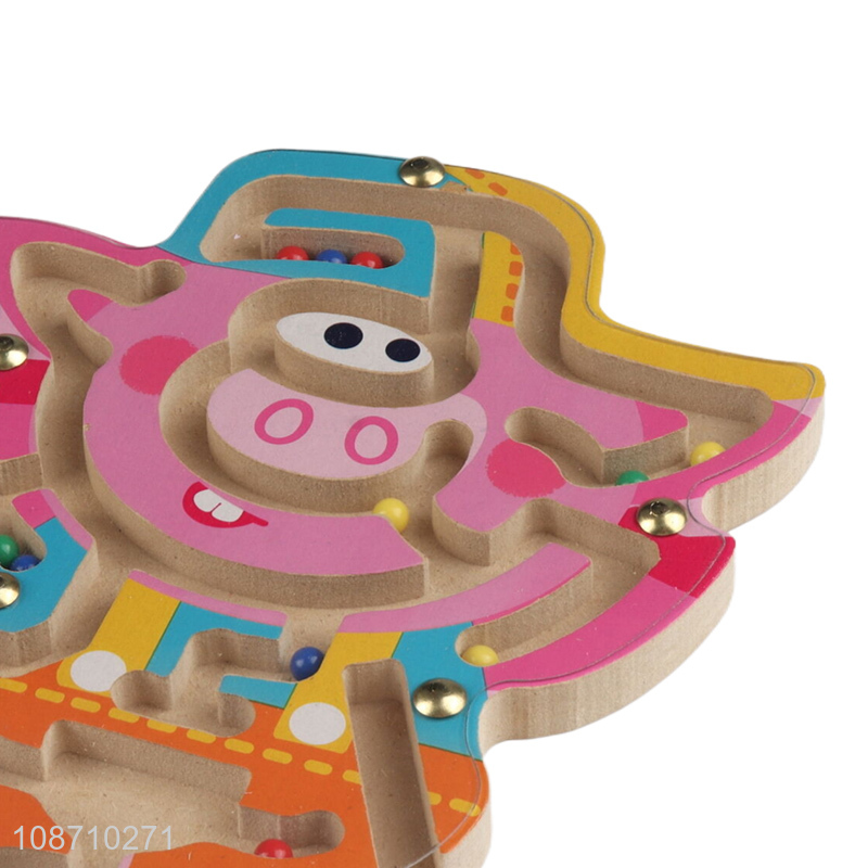 Good quality animal shape magnet beads maze games kids educational toys