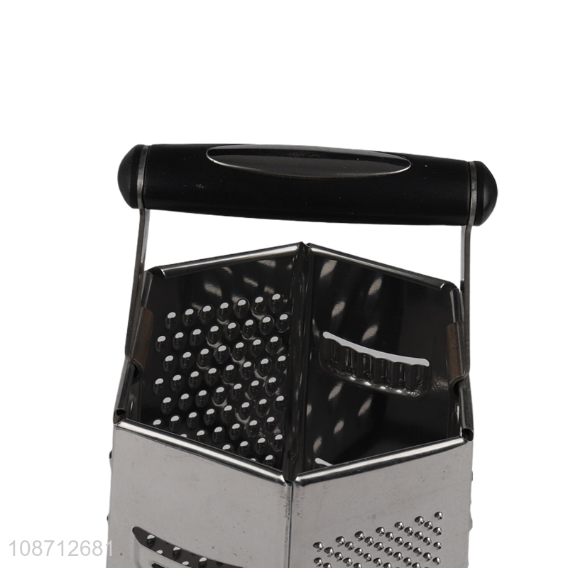 Top sale stainless steel 6sides home restaurant vegetable grater wholesale