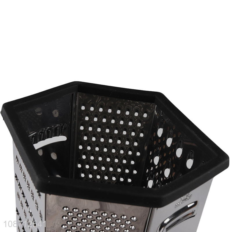 Yiwu factory 6sides stainless steel vegetable grater kitchen grater for sale