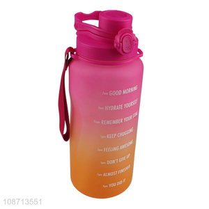 New arrival portable large capacity sports water bottle with handle