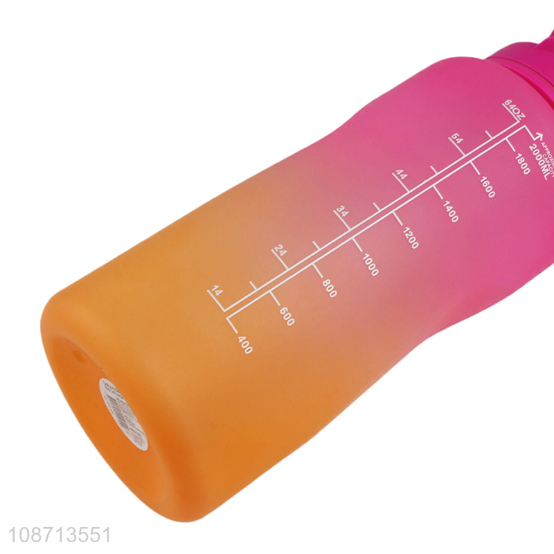 New arrival portable large capacity sports water bottle with handle