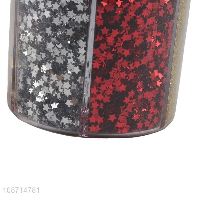 Top selling glitter shaker jar for festival party decoration