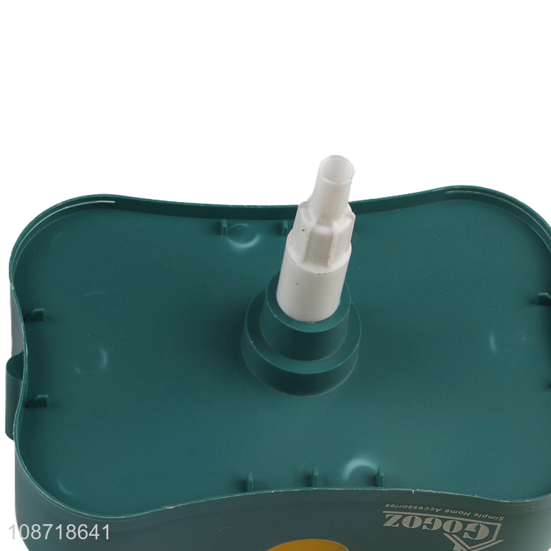 Top sale 2 in1push-type automatic liquid box soap dispenser sponge holder