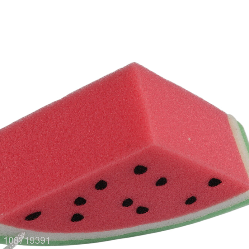 Popular products watermelon shape shower supplies body cleaning bath sponge