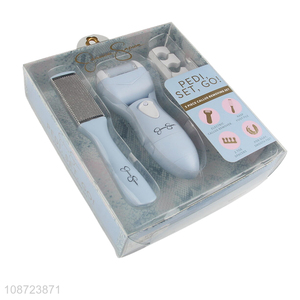 High quality pedicure tools electric callus remover set with foot file