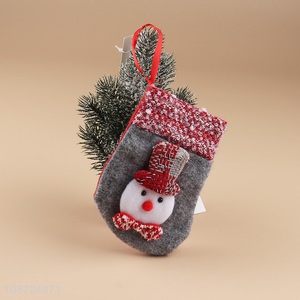 Online wholesale christmas decoration xmas tree hanging christmas stocking