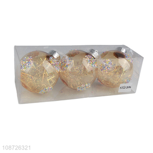 Best price 3pcs christmas decoration christmas ball for xmas tree