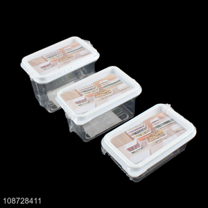 Good quality plastic vegetables fruits meat food container for refrigerator