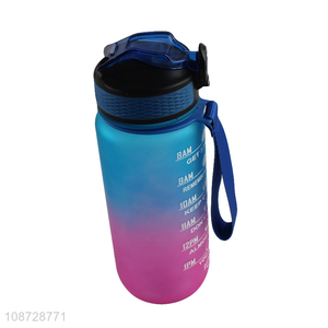 Online wholesale 700ml motivative plastic water bottle for adults