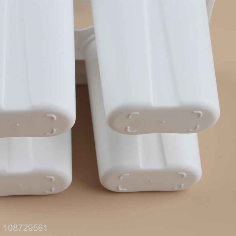 Good quality 8-cavity reusable popsicle mold with lid and bin