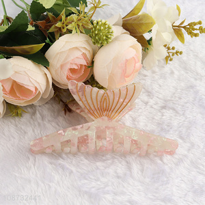 China supplier fashionable acrylic delicate hair claw clips hair accessories