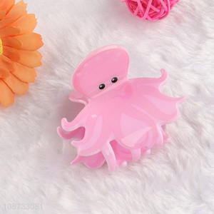 Good quality octopus shape claw clip acrylic hair claw clips