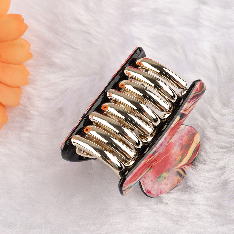 Good quality acrylic hair claw clips for women girls thin hair