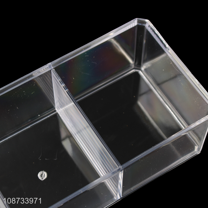 Good quality clear cosmetic organizer makeup storage box lipstick display holder