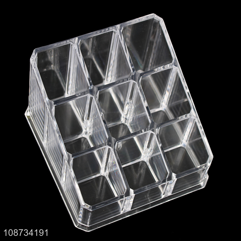 Good selling clear cosmetic organizer makeup lipstick display holder wholesale