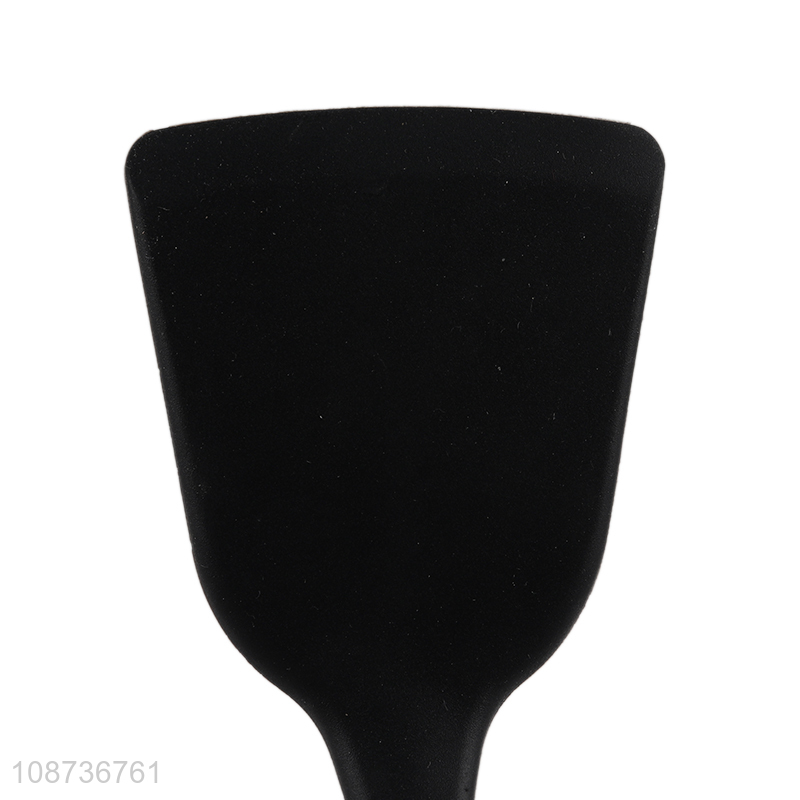 Wholesale kitchen utensils wooden handle nylon Chinese spatula for wok