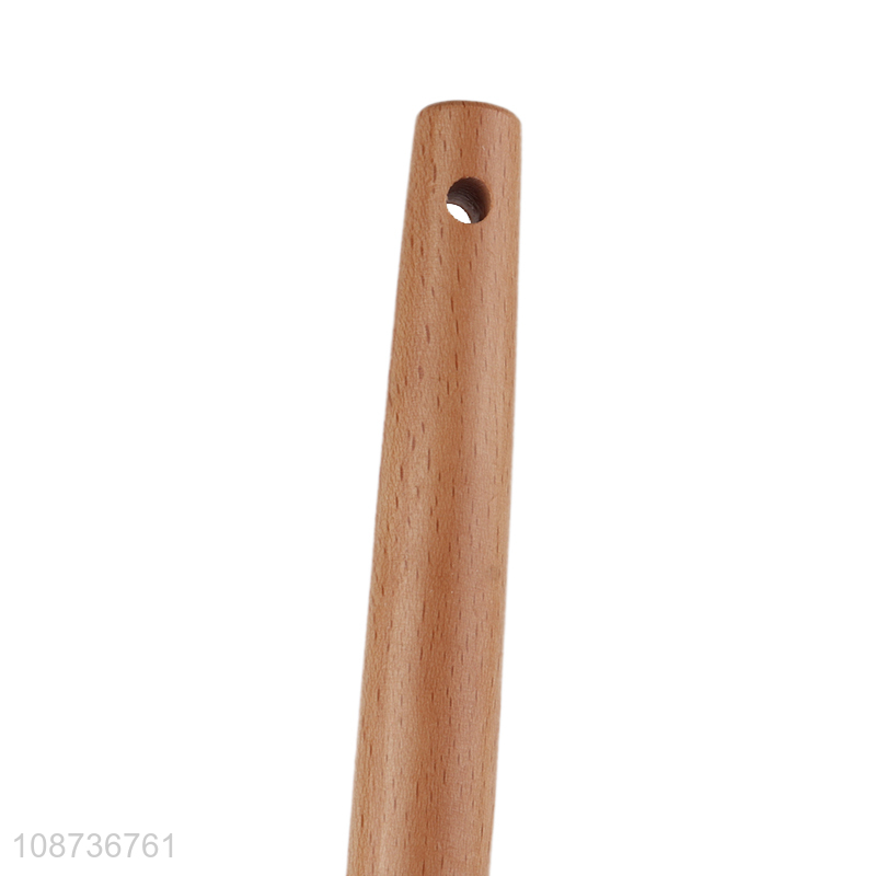 Wholesale kitchen utensils wooden handle nylon Chinese spatula for wok