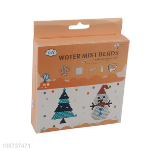 Top selling children christmas tree diy water mist beads toys wholesale