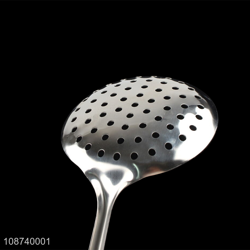 Hot items kitchen utensils stainless steel slotted ladle for sale