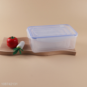 High quality 5 pieces plastic fridge food containers food crisper set