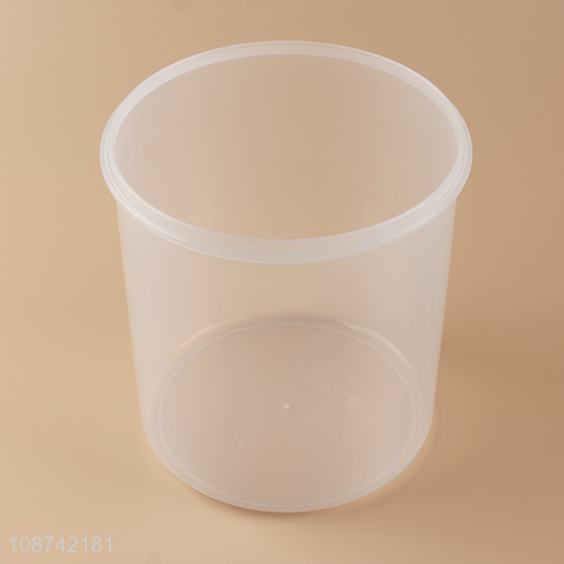 Customized 3 pieces plastic food containers airtight food crispers